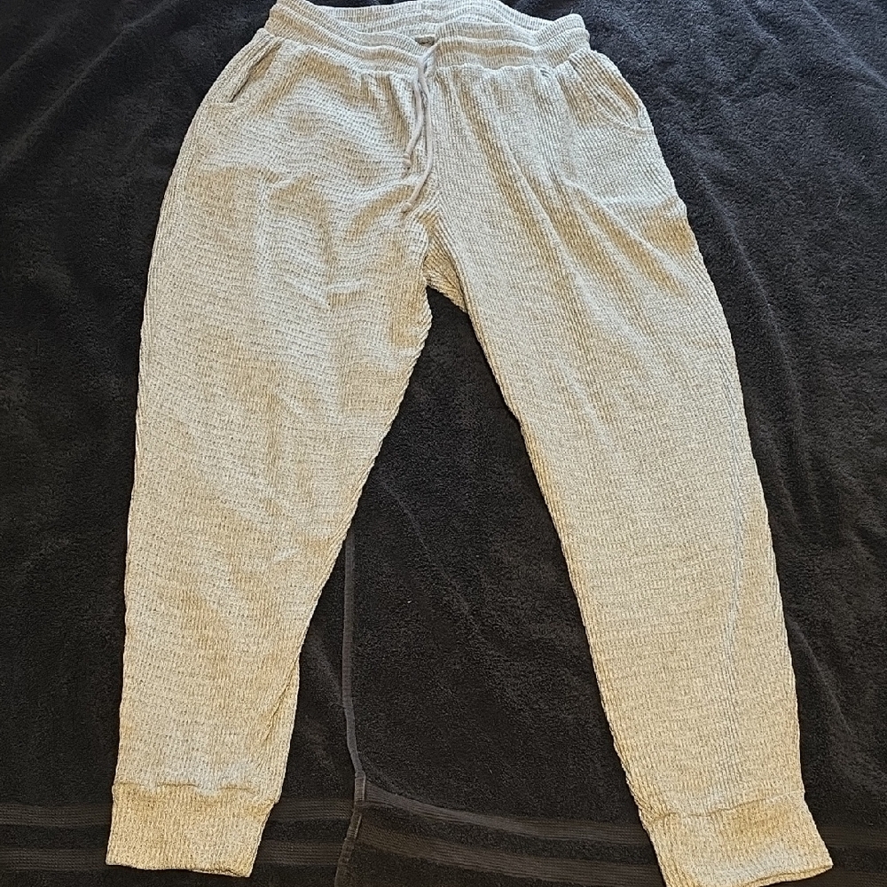 Womens Gray Jogger Pants